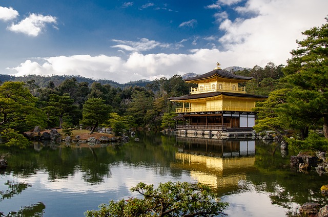 Imagen del famoso templo Gion en Kioto Japon